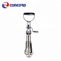 Easy Operating Stainless Steel Egg Beater Tool Kitchen Cooking Egg Blender Rotary Egg Beater with Plastic Handle for Hom