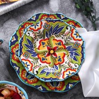 European-style creative hand-painted ceramic tableware fashion  Western food plate bowl decorative plate Ceramic hanging plate