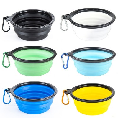 Portable Silicone Collapsible Pet Dog Bowl