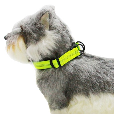 Hot Selling Pet Adjustable Reflective Nylon Dog Training Collar