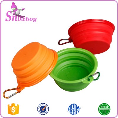 Silicone Pet Dog Travel Bowl